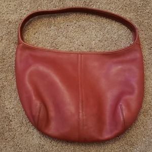 Burgundy Vintage hobo Coach purse